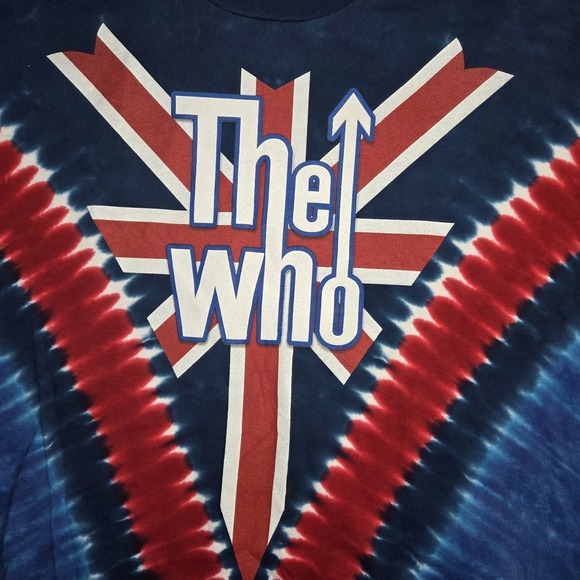 Liquid Blue Other - Vintage Y2K The Who Liquid Blue Graphic T Shirt Mens XL Long Live Rock Tie Dye